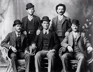 1890s Prints: Ft. Worth, Texas, 1901. The Wild Bunch Gang: Front