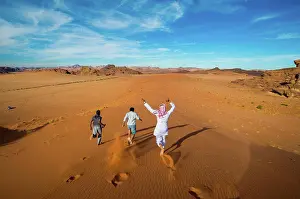 Arid Prints: Fun in the sand dunes; Tabuk, Saudi Arabia