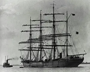 Nautical Prints: ***** Were being furled on the ***** all ship' Abraham Rydberg when