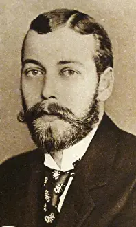 Emperor Prints: The future King George V (photograph dated 1893) was King of the United Kingdom and the British Dominions