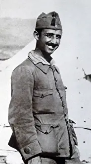 Future Spanish dictator Francisco Franco, as a young officer, in Morocco 1916