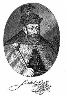 Romania Prints: Gabriel Bethlen of Iktar, c. 1580