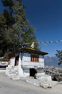 Exterior Photograph Prints: Galden Namgyal Lhatse monastery