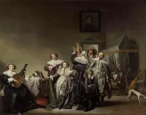 Fineart Prints: Gallant Company, Pieter Codde, 1633