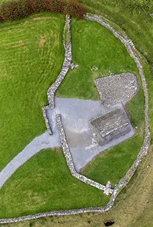 2023 Prints: Gallarus Oratory aerial view Séipéilín Ghallarais Gallarus Oratory aerial view Séipéilín Ghallarais