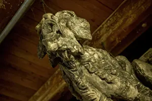 Old Town Prints: Gargoyles in the Aachen Cathedral (UNESCOs World Heritage Site)