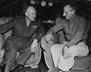1944 Prints: General Dwight D. Eisenhower (left)