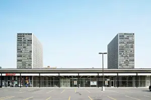 Shopping Center Prints: General view of shopping centre and towers