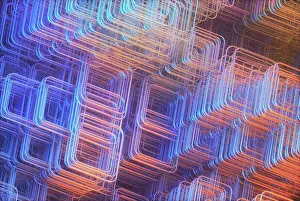 Network Prints: Geometric background, illustration