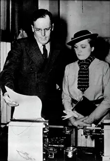 1937 Prints: George Putnam - Husband of Amelia Earnhart - Personality