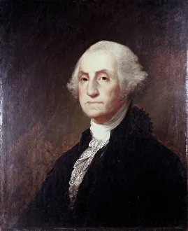 White Hair Prints: George Washington Thomas Sully (1783-1872 American) Oil On Paper David David Gallery