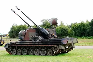 Belgium Prints: A Gepard anti-aircraft tank of the Belgian Army