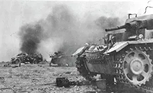 Mode Of Transportation Prints: German Tanks -- The end of an attack ***** tanks