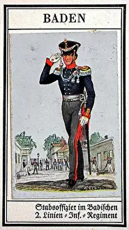 Diverse Prints: German Uniforms of the 19th century