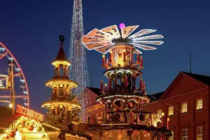 Moody Prints: Germany, Baden-Wuerttemberg, Karlsruhe, Christmas market
