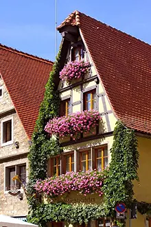 Vertically Prints: Germany, Bavaria, Rothenburg ob der Tauber