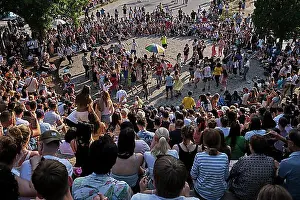 Theater Prints: Germany, Berlin, 11.06.2023, Sunday afternoon in Mauerpark