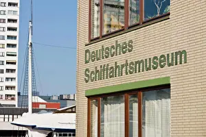 Lettering Prints: Germany, State of Bremen, Bremerhaven. National Marine Museum, sign