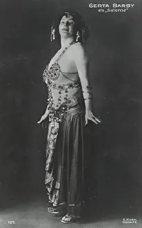 Gerta Barby (1872-1938) as Salome in the same name of Richard Strauss