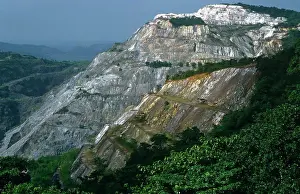 Cliffs Prints: Ghana, Ashanti Region, Obuasi. Open cast Gold mine at Obuasi
