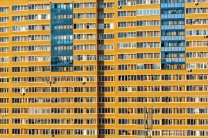 Residential Structure Prints: Giant apartment block, Chita, Zabaykalsky Krai, Russia, Eurasia