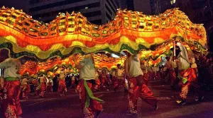 Chinatown Prints: Giant Dragons at the Chinese New Years Parade, San Francisco