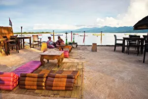 Street Scene Prints: Gili Islands, Indonesia. Gili Trawangan is the largest of the Gili islands chain