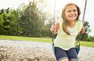 Fresh Air Prints: Girl, portrait and play with park