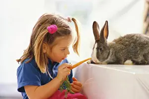 Girl with Rabbit
