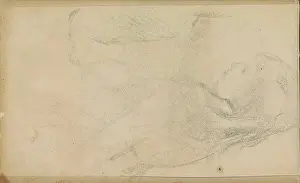 Lower Prints: Girl standing with the arms behind the back