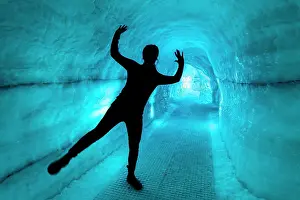 Tours Prints: Glacier Ice Cave, Perlan Museum (The Pearl) Reykjavik, Iceland