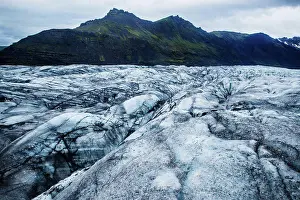 Alps Prints: Glaciers of Skaftafell national park, Vatnajökull, Southeast Iceland, Scandinavia, Europe