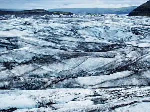 Alps Prints: Glaciers of Skaftafell national park, Vatnajökull, Southeast Iceland, Scandinavia, Europe