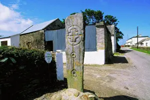 Stonework Prints: Glencolumbkille, Co Donegal, Ireland, Standing stones