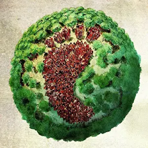 Union Prints: Global footprint, conceptual illustration