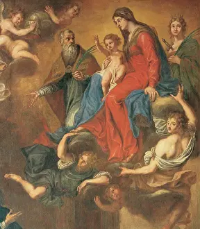 Madonna Prints: Glorification of the Podesta Scipione Boldu