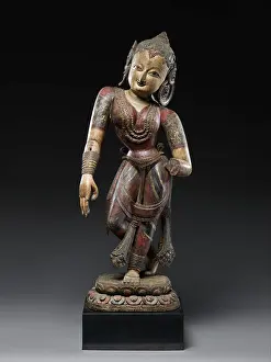 Lower Prints: Goddess of Dance (Nrtyadevi) 16th century Nepal