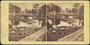 Australia Prints: Golbourn Punt at Seymour, Australia 1860s Unknown