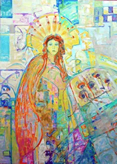 Angel Prints: The Golden Angel - detail