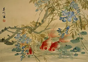 Marine Prints: Goldfish Artist Unknown (Chinese)