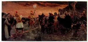 Golgotha (The Crucifixion of Christ);. 1869, painted by Ilya Repine, (1844-1930); Russian artist
