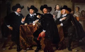 Adult Sonly Prints: The Governors of the Kloveniersdoelen; Oil on canvas; 1655 Bartholomeus Van Der Helst; Dutch; 1613 - 1670; Amsterdam