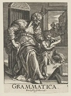 Arts Prints: Grammatica, from The Seven Liberal Arts ca