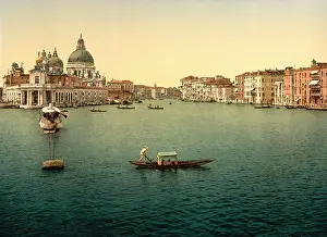 1900s Prints: Grand Canal, Santa Maria della Salute