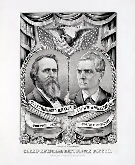 Circa Prints: Grand National Republican Banner, Gov