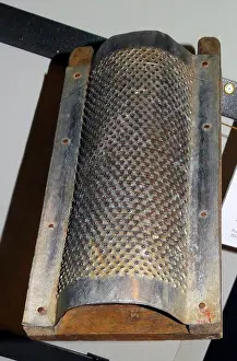 Musical Prints: Grater from St. Thomas, Jamaica, Used for making Kumina music. Dated 2005