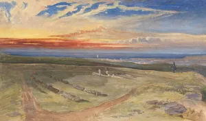 Gouache Prints: Graves Officers Fort Cathcart's Hill William Simpson