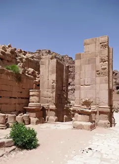 Architectural Prints: The Great Temple at Petra, Jordan