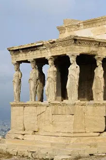 Ruin Prints: Greece, Athens, Acropolis, Erechtheion, Porch Of The Kores