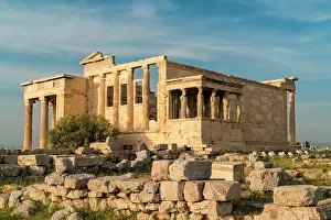 Ancient Greece Prints: Greece, Athens, Exterior of Erechtheion